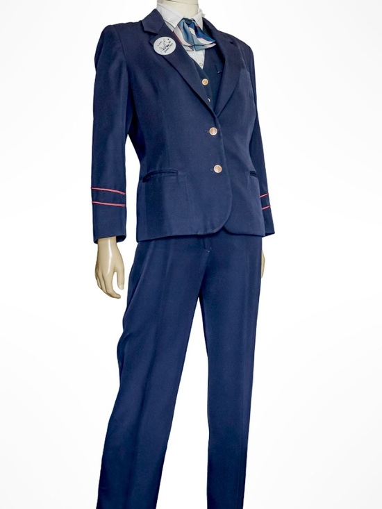Pan Am Stewardess Purser Uniform Adolfo Stonington 8 Piece PAA Flight Attendant